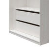 Perry Park Modular Bundle-Extra Wide Wardrobe, 2-Drawers and 2 Membrane Press Door Kits - Ivory Oak