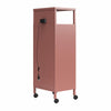 Cache Metal Locker-Style Mobile Storage Cart - Dusty Rose