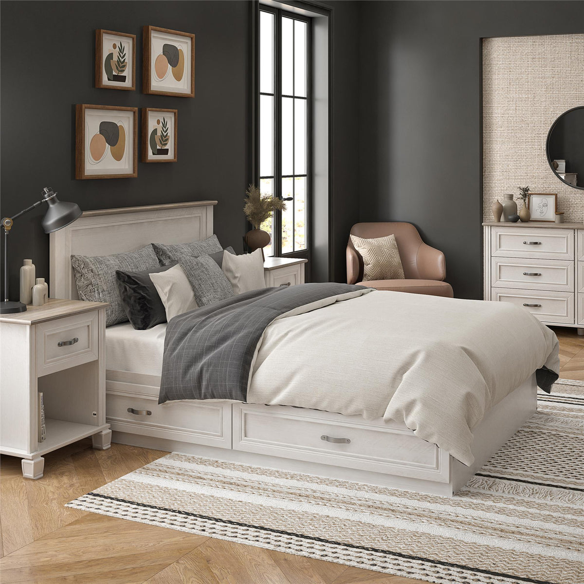 Hillview Full Storage Bed Base