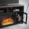 Carver Electric Fireplace TV Stand for TVs up to 60" - Black