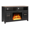Carver Electric Fireplace TV Stand for TVs up to 60" - Black