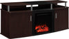 Carson Electric Fireplace TV Console for TVs up to 70",  Cherry - Cherry
