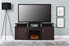 Carson Electric Fireplace TV Console for TVs up to 70",  Cherry - Cherry