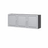 Kendall 54" Wall Cabinet, Graphite Gray/Light Gray - Gray
