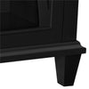 Ellington Double Door Accent Cabinet, Black - Black