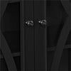 Ellington Double Door Accent Cabinet, Black - Black