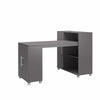 Camberly Hobby and Craft Desk with Storage Cabinet, Graphite Gray - Graphite Grey