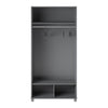 Camberly 36" Wide Mudroom Storage Cabinet, Graphite Gray - Graphite Grey