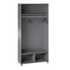 Camberly 36" Wide Mudroom Storage Cabinet, Graphite Gray - Graphite Grey