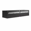 Glitch Floating TV Stand for TVs up to 60", Black - Black