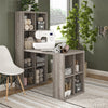 London Hobby Craft Desk - Gray Oak