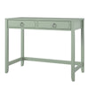Her Majesty 2 Drawer Writing Desk, Pale Green - Pale Green