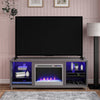 Lumina Fireplace TV Stand for TVs up to 70", Graphite Gray - Graphite - 66”-70”