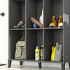 Flex Athletic Shoe Storage Cabinet for Boots & Tennis Shoes - Graphite