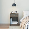 Ellywn Nightstand with Drawer - Brown Stanton Ash