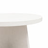 Liam Round Coffee Table - Plaster