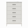 Lynnhaven Tall 5 Drawer Dresser - White