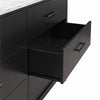 Lynnhaven Wide 6 Drawer Dresser - Black