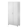 Lory Framed 36" Utility Cabinet - Dove Gray