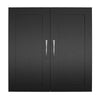 Lory Framed 24" Wall Cabinet - Black