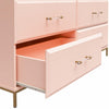 Effie 6 Drawer Dresser - Pale Pink