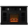 Chicago Electric Fireplace TV Console for Flat Screen TVs up to a 50", Black Oak - Black Oak