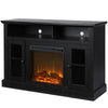 Chicago Electric Fireplace TV Console for Flat Screen TVs up to a 50", Black Oak - Black Oak