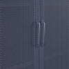 Channing 2 Door Accent Cabinet-Mesh Metal Locker - Navy