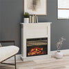 Ellsworth Fireplace with Mantel - White