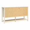 Primrose Wide 4 Drawer Dresser with Shelf - Ivory Oak