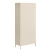 Annie Tall Metal 2 Door Cabinet - Parchment