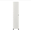 Kendall Fluted 16" Wide 1 Door Storage Cabinet - White