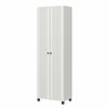 Kendall Fluted 24" Wide 2 Door Storage Cabinet - White