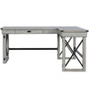 Wildwood L Desk with Lift Top, Rustic White - Rustic White