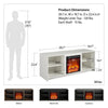 Mainstays Courtland Electric Fireplace TV Stand for TVs up to 65", Espresso - Espresso