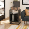 Regal Turntable Stand / End Table - Black Oak