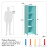 Cache 1 Door Tall Single Metal Locker-Style Storage Cabinet - Magenta