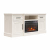 Gablewood Electric Fireplace & TV Console for TVs up to 65in - White Oak