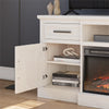 Gablewood Electric Fireplace & TV Console for TVs up to 65in - White Oak