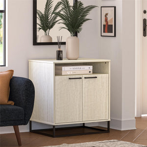 Accent table with doors discount
