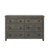 Farmington 6 Drawer Dresser, Weathered Oak - Weathered Oak