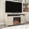 Farmington Electric Fireplace TV Console for TVs up to 60", Light Oak - Light Oak