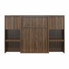 Paramount Vanity/Desk Storage Cabinet with Drawer - Columbia Walnut