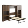 Paramount Vanity/Desk Storage Cabinet with Drawer - Columbia Walnut