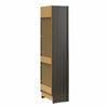 Paramount Tall 6-Shelf Open Storage Tower Bookcase - Espresso