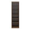 Paramount Tall 6-Shelf Open Storage Tower Bookcase - Columbia Walnut