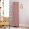 Cache 1-Door Tall Single Metal Locker Style Storage Cabinet - Dusty Rose