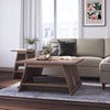 Danton A-Frame Coffee Table with Magazine Perch - Danish Walnut