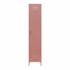 Cache 1-Door Tall Single Metal Locker Style Storage Cabinet - Dusty Rose