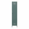 Cache 1-Door Tall Single Metal Locker Style Storage Cabinet - Hunter Green/Silver Pine